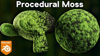 Procedural Moss Material (Blender Tutorial)