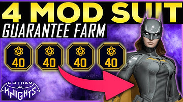 Gotham Knights FARM LEGENDARY 4 MOD SLOTS SUIT GUARANTEE Modular Concussive Suit Gear Farming