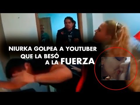 Niurka golpea a Youtuber que la besó a la fuerza - BROMA PESADA