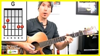 ‪Free Bird - Lynyrd Skynyrd - Acoustic guitar Song Tutorial - Easy beginner chords lesson‬ chords