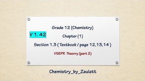 [Video 1.42] VSEPR Theory (Part 2)