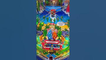 Homemade Virtual Pinball Machine DIY First Trialrun with Backbox