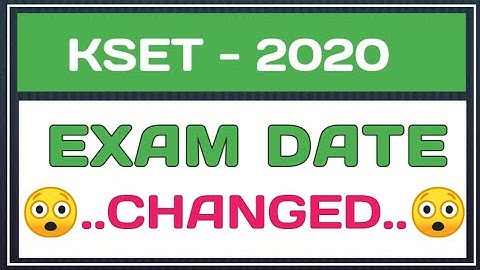 KSET 2020 Exam Date Changed..! | KSET on 20th September.. 😲 🤯 | KSET Exam New Date | BioGoogle