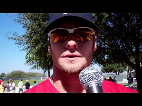 Feb 15 2011 Jarrod Saltalamacchia Red Sox MLB Spri...