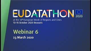 EU Datathon 2020 - Webinar dedicated to data from EUIPO, EMODnet, EASO and JRC screenshot 4