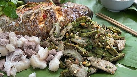 Nộm núc nác  ( quả quao ) l Ẩm thực dân tộc