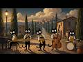 The Scenic Route. Black Cats Timeless Vintage Noir Jazz for a Day in the Tuscan Hills