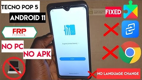 Tecno Pop 5 Frp Bypass Android 11 / TECNO BD2f,Bd3,bd2p Google Account Bypass || No Pc No Xshare