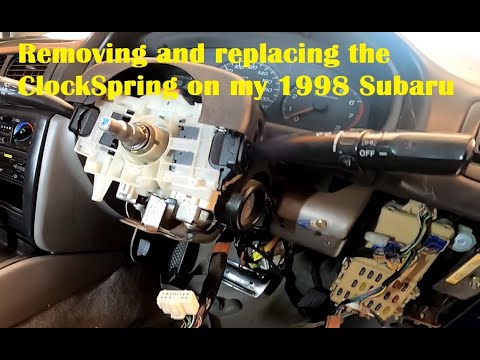 How to Remove the ClockSpring, steering wheel & Airbag on your Subaru Impreza years 1995-2001