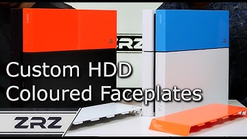 PS4 Official Coloured Custom HDD Faceplates - UK - ZRZ