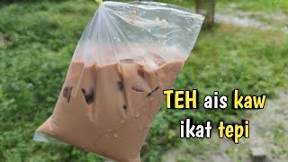 Menu berbuka buat Teh ais kaw ikat tepi