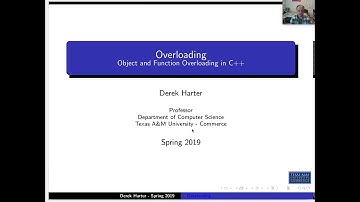 COSC 2336 Data Structures and Algorithms : C++ Class Method and Function Overloading