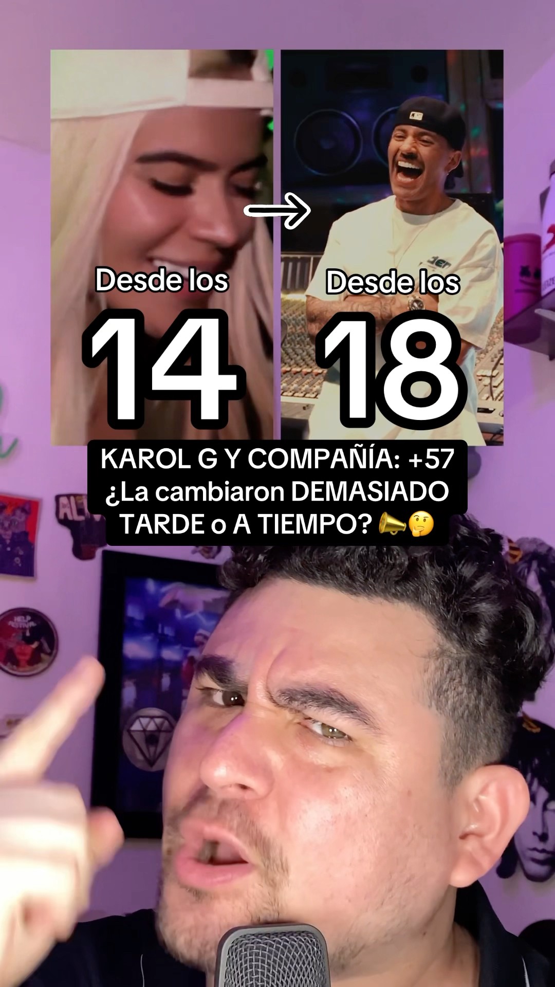 KAROL G: ¿Cambió de 14 a 18 la letra de +57 DEMASIADO TARDE o A TIEMPO? ??