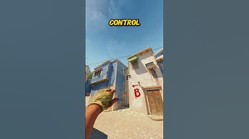 TOP MID SMOKE FROM SPAWN ON MIRAGE #shorts #cs2