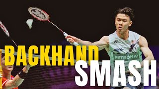 The WORLD is doing LEE ZII JIA Backhand Smash!