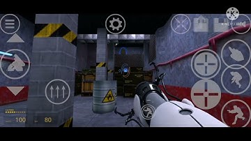 Portal android: testing half life source maps on portal-gameplay