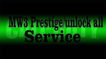 MW3 PRESTIGE/Unlock all SERVICE!