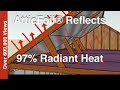 How Radiant Barrier Works - AtticFoil® Reflects Heat Coming Off The Roof