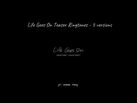 Bts - Life Goes On Teaser Ringtones - 3 Versions