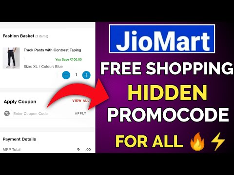 Jiomart Free Shopping Hidden Promocode For All #Jiomart