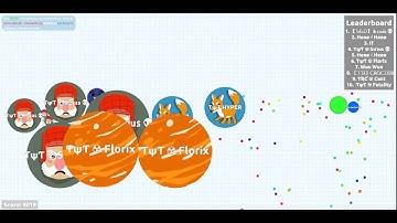Agario bots and epic tricksplitting!!!