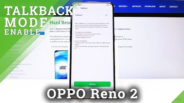 How to Enable Talkback in OPPO Reno 2 – Disable Talkback Mode / Turn Off Talkback