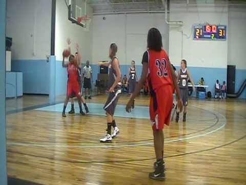 Amy Kelley #3 basketball. AAU tournament