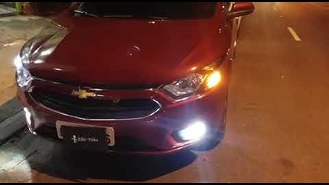 Onix LT com instalação de milha kits de led e DRL com seta
