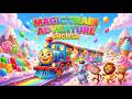 Magic Train Adventure English Song | Fun Kids Songs & Nursery Rhymes | Kids Beat | Kids Song