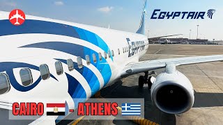 EGYPTAIR B737-800 | Flight Report CAIRO to ATHENS | Sep. 2023