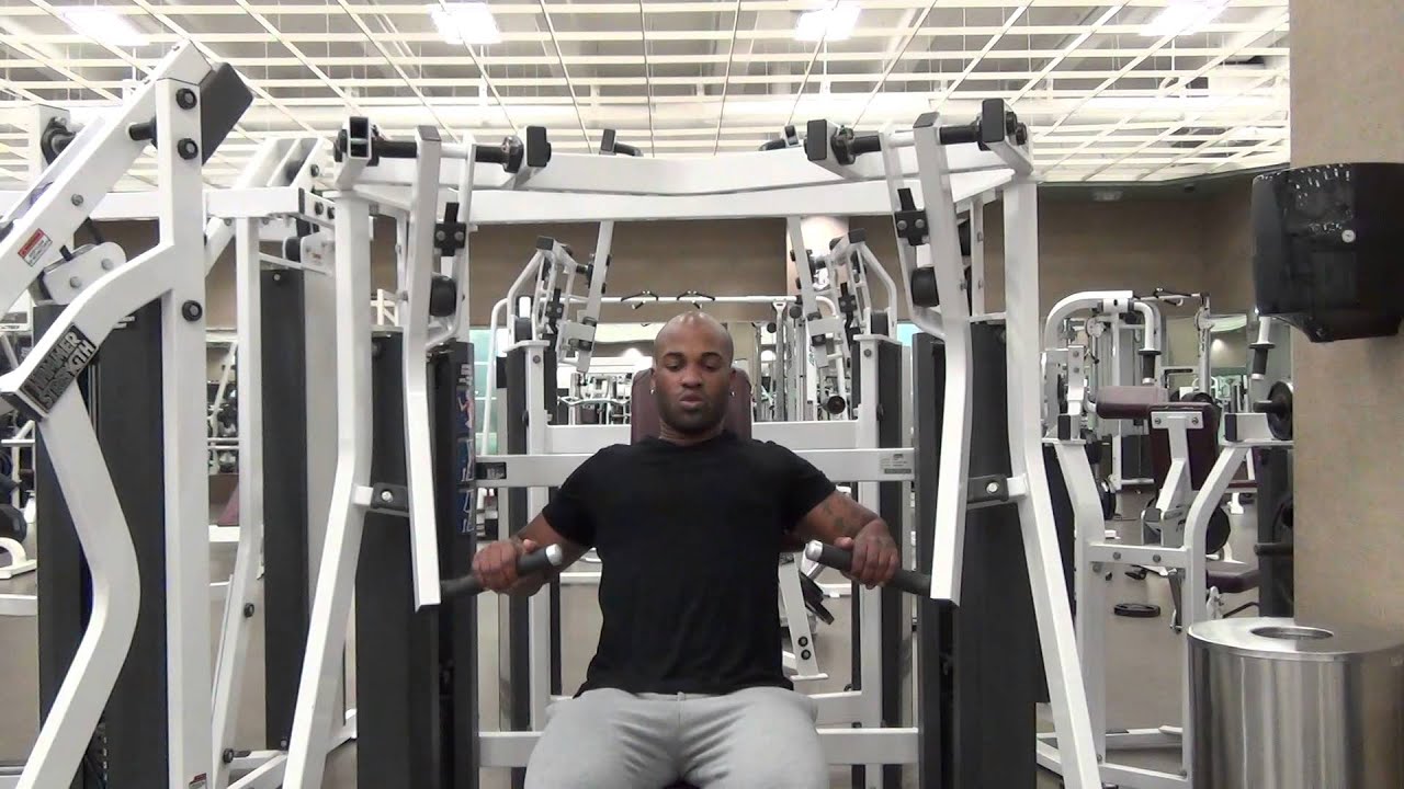 Hammer Strength MTS Decline Chest Press YouTube