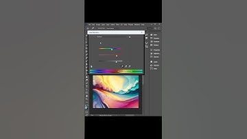 Photoshop - Adjust hue and saturation #shorts