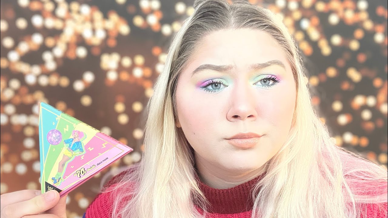 Rude cosmetics 70’s disco mode palette review.