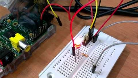 Blinking LED with Raspberry Pi GPIO