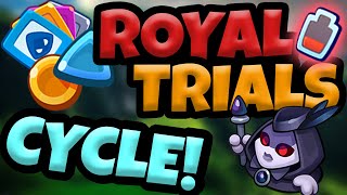*ROYAL TRIALS* Cycle Decks! - You Asked For It, Here It Is! || Rush Royale