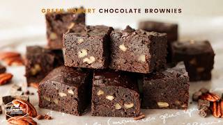 꾸덕한 그릭요거트 초콜릿 퍼지 브라우니 만들기 밀가루, 정제설탕 없는 건강 디저트 Greek Yogurt Chocolate Fudgy Brownies Recipe