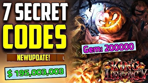 *NEW* ALL WORKING CODES IN KING LEGACY 2024 December! ROBLOX KING LEGACY CODE