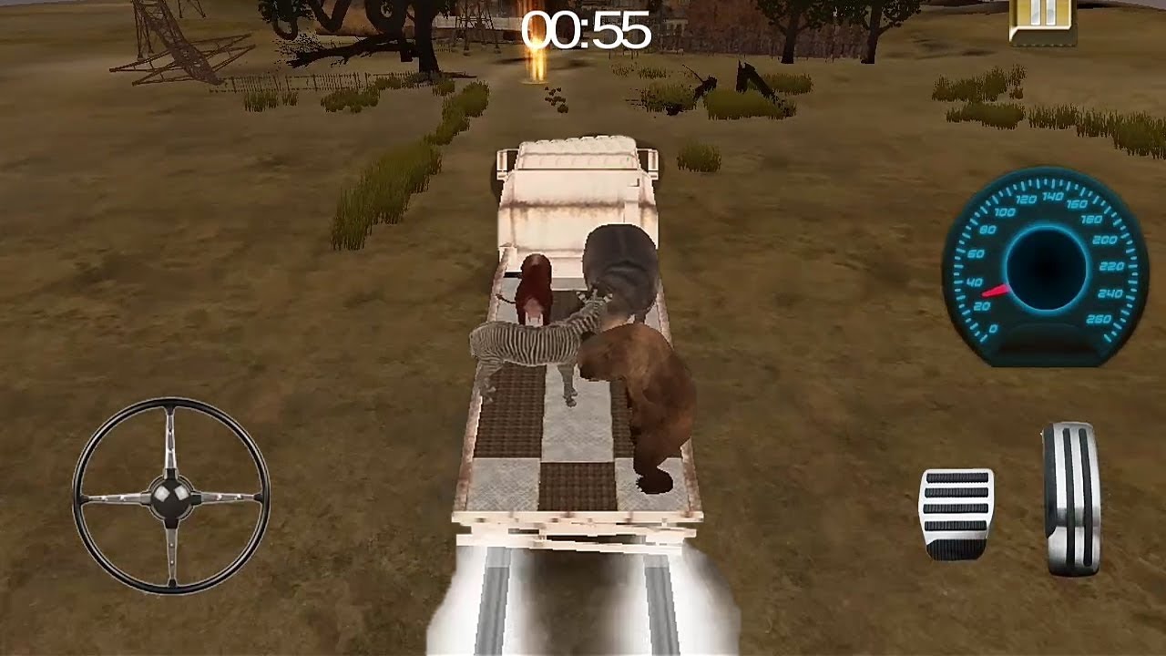 Wild Livestock & Animals Transport Offload Truck Game || Animal Transport Games - Android Gameplay