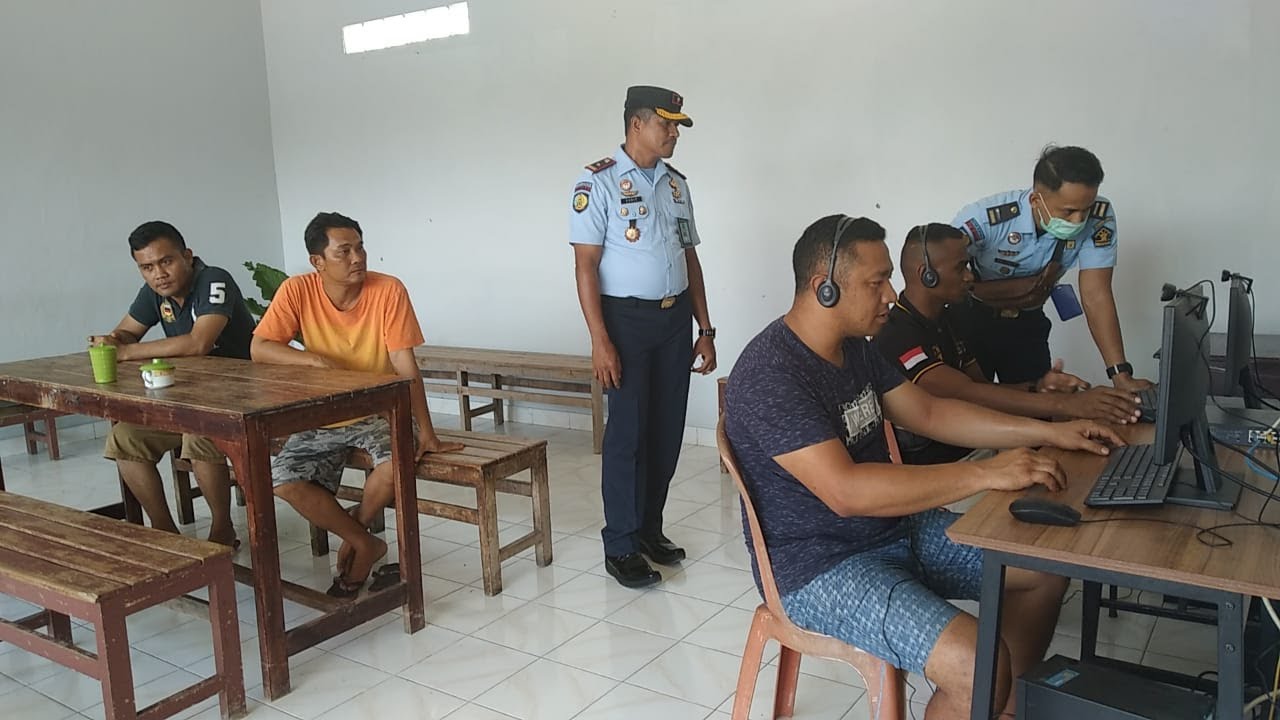 VIDEO - Layanan Besuk Online Rutan Kupang Ramai Dimanfaatkan Keluarga Tahanan