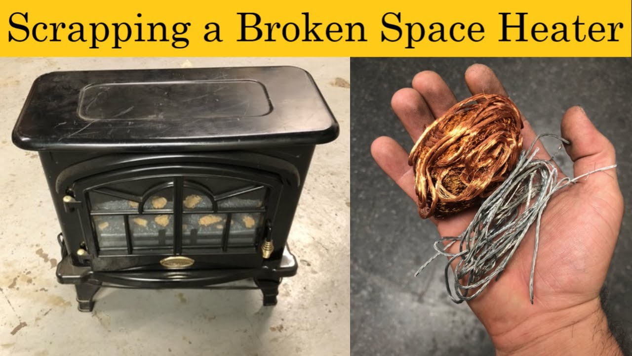 Scrapping a Broken Space Heater for Copper, Brass & Aluminum Is it