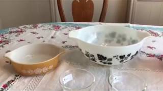 Thrift Store Estate Sale Finds Video #88:  See My $1 to $2 Pyrex Haul!!