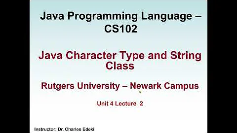 Java Character Type and String Class: Java Program to Compare two String using CompareTo method