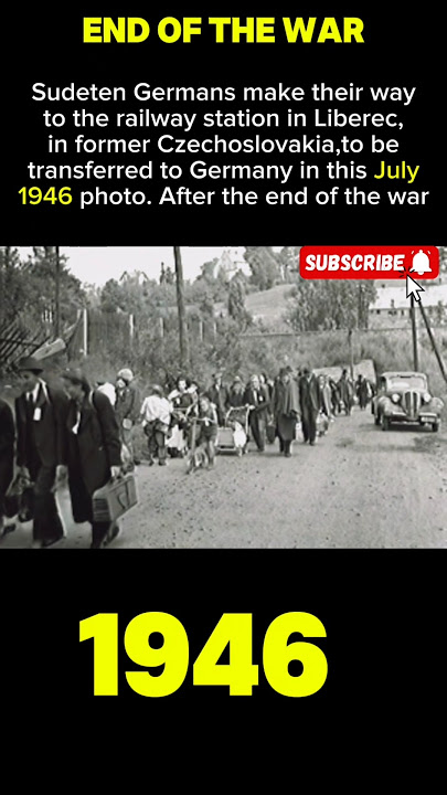 Sudeten Germans Expelled from Czechoslovakia (July 1946)