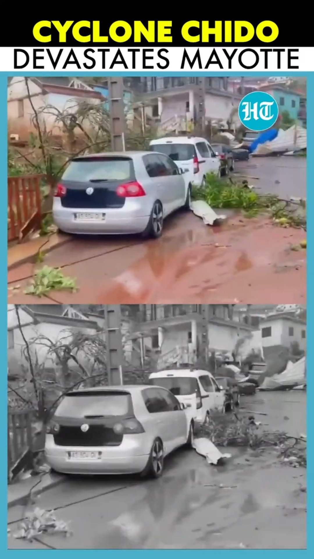 Over 200 Injured \u0026 11 Dead As #Cyclone #Chido Ravages #Mayotte In #France | #cyclonechido #shorts