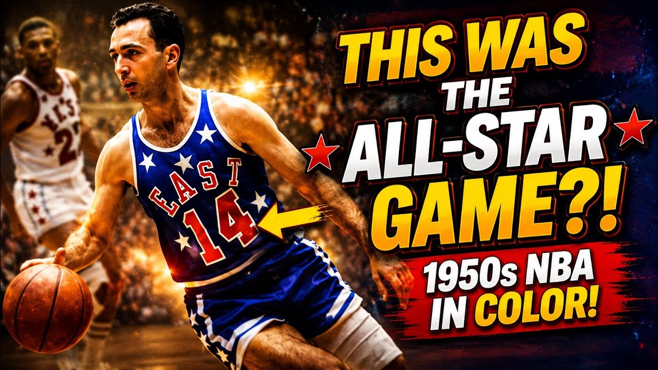 NBA at フィフティ 👉 1950s NBA All-Star Game Footage …In COLOR! 🏀 - YouTube