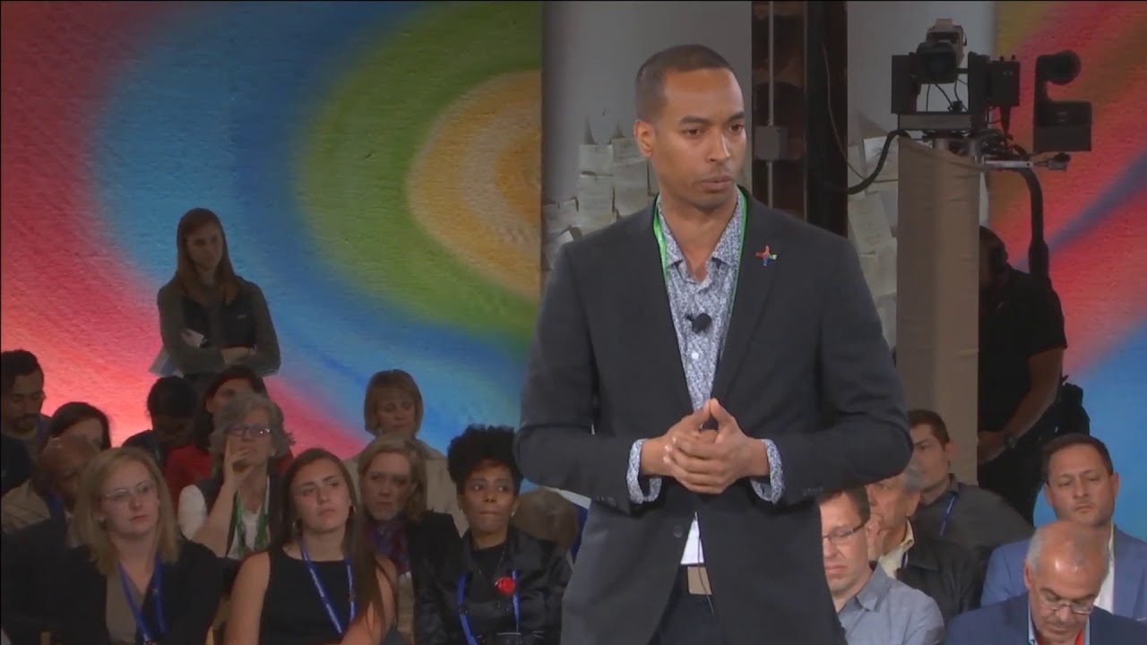John Wood, Jr. speaks at the Aspen Institute’s #WeaveThePeople 2019