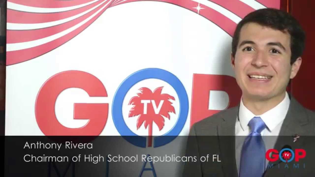 GOPTV Miami: Anthony Rivera, Chairman of High School Republicans of FL ...