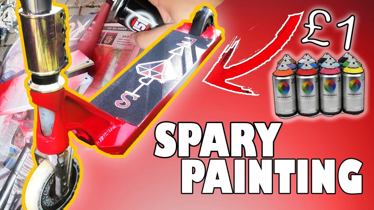 PAINTING MY CUSTOM PRO SCOOTER! *BEST ONE YET* YouTube