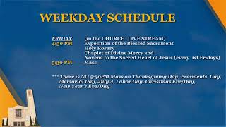 Wed Mass on 06/24/2026: Fr. Rodel Balagtas; Prayers 6pm
