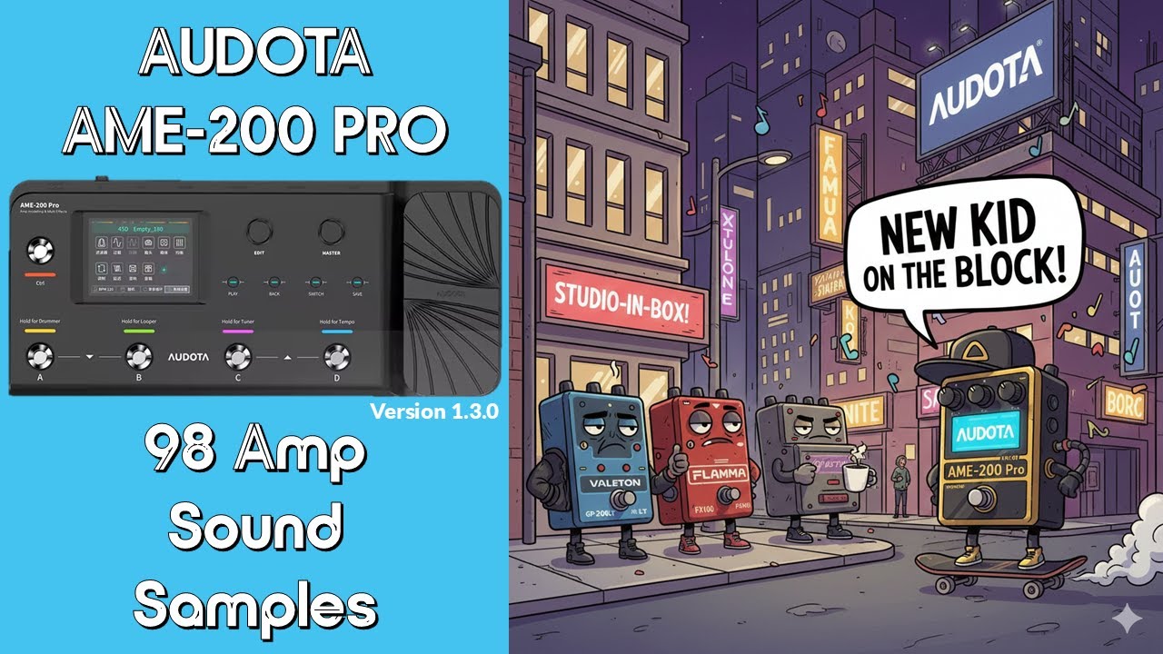 AUDOTA AME-200 PRO - 98 AMP's Demo - YouTube